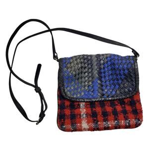 Claramonte Accessories-Anthropologie| Leather & Fabric Suzy Crossbody Bag